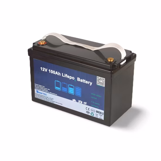 12V 50ah LiFePO4 Portable Rechargeable Lithium LiFePO4 Li Ion Solar Battery Pack