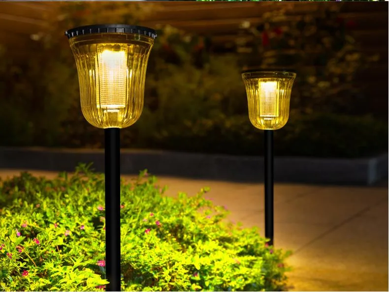 Solar Pathway Lights Outdoor, Solar Powered Garden Lights, Waterproof LED Path Lights for Patio, Lawn, Yard and Landscape- (Cold White) … …